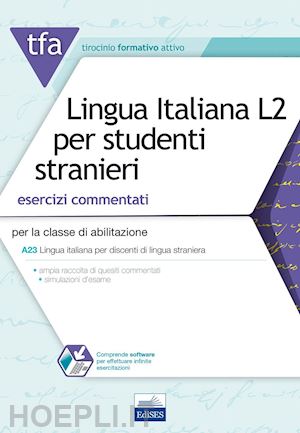 giordano emanuela - tfa lingua italiana l2 per studenti stranier classe a23 - esercizi commentati