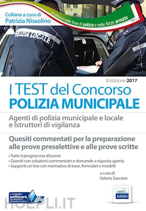 sarcone v. (curatore) - i test del concorso  - polizia municipale