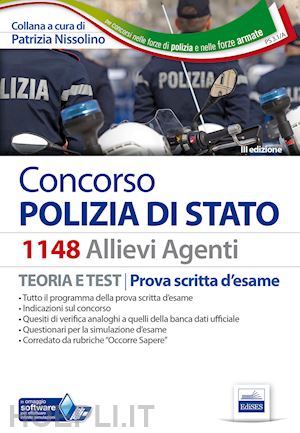 nissolino p. (curatore) - concorso polizia di stato - 1148 allievi agenti