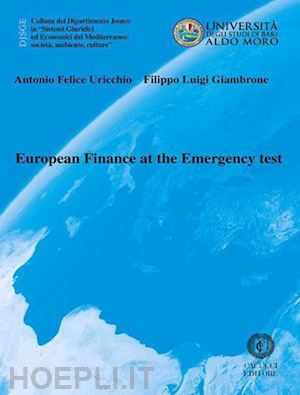 uricchio antonio felice; giambrone filippo luigi - european finance at the emergency test