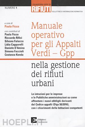 ficco paola (curatore) - manuale operativo per gli appalti verdi - gpp
