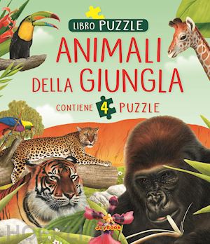morandi andrea - animali della giungla. libro puzzle
