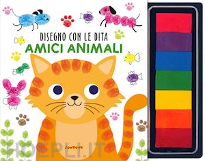 aa.vv. - amici animali. disegno con le dita. ediz. illustrata. con 7 spugnette di inchios