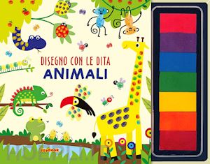 aa.vv. - animali. disegno con le dita. ediz. illustrata. con 7 spugnette di inchiostro