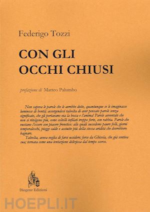 tozzi federigo - con gli occhi chiusi