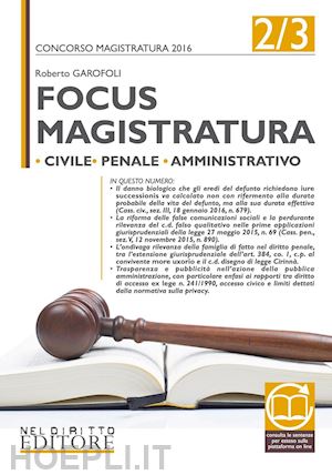 garofoli roberto - focus magistratura - n. 2/3