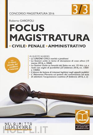 garofoli roberto - focus magistratura - n. 3/3