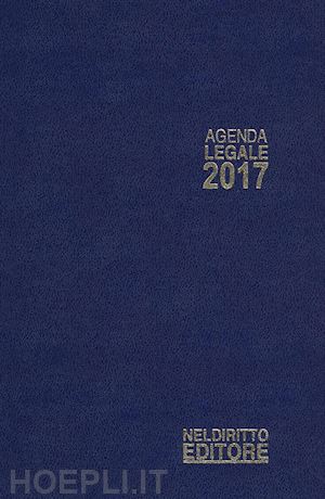  - agenda legale 2017 - blu scuro