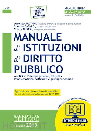 saltari lorenzo; cataldi claudio; di seri chiara - manuale di istituzioni di diritto pubblico