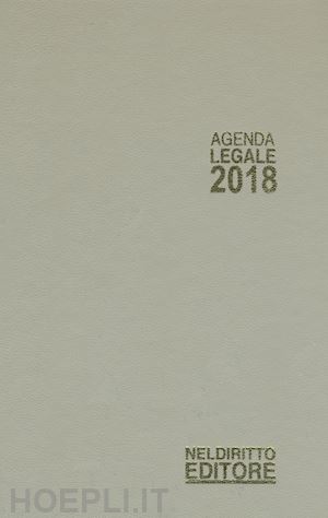  - agenda legale - 2018 - edizione minore
