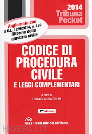 bartolini francesco (curatore) - codice di procedura civile