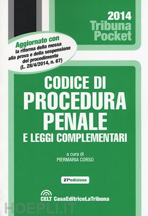 corso piermaria (curatore) - codice di procedura penale