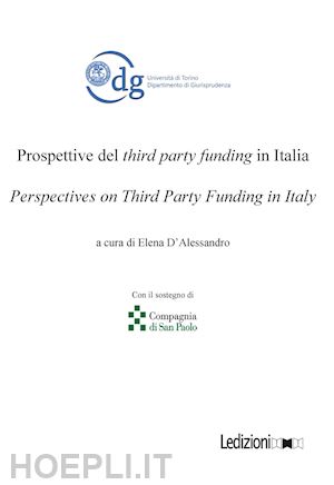 d'alessandro elena - prospettive del third party funding in italia