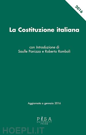 panizza saulle;  rombol roberto - la costituzione italiana