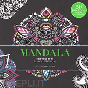  - mandala. colouring book. black premium