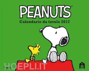 schulz charles - peanuts. calendario da tavolo 2017