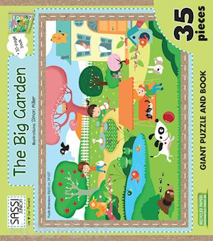 miller simon - the big garden. puzzle gigante. ediz. illustrata. con libro