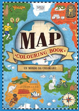 natalie hughes - map colouring book. un mondo da colorare. ediz. illustrata