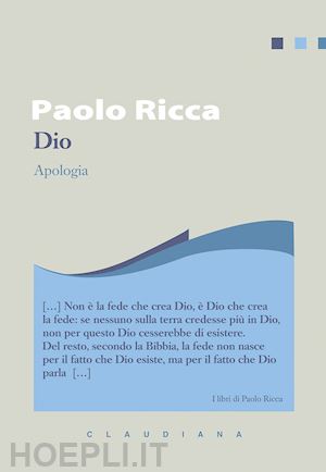 ricca paolo - dio. apologia