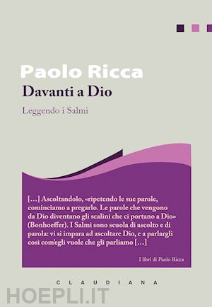 ricca paolo - davanti a dio. leggendo i salmi