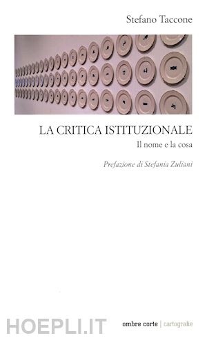 taccone stefano - la critica istituzionale . il nome e la cosa