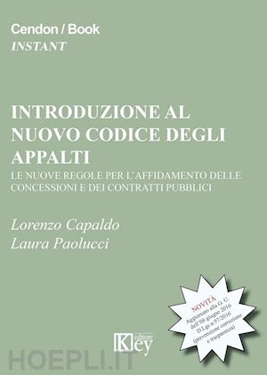 capaldo lorenzo; paolucci laura - introduzione al nuovo codice degli appalti