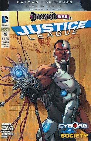 johns geoff; walker david g. - justice league. variant cyborg. vol. 46