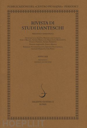  - rivista di studi danteschi (2019). vol. 1