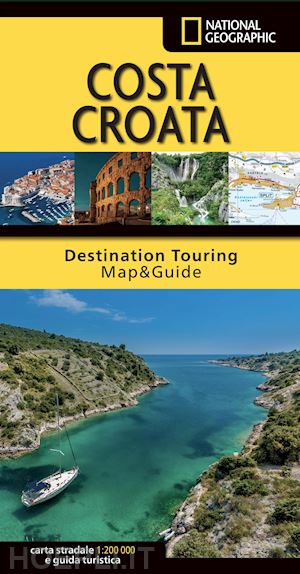 aa.vv. - costa croata carta stradale e guida turistica national geographic 2022