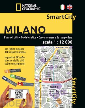aa.vv. - milano smartcity pianta di citta' 2023 ediz. italiana e inglese