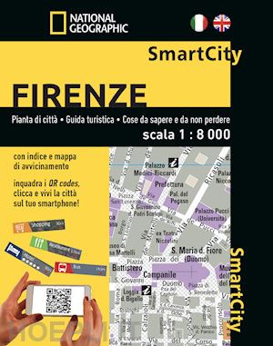 aa.vv. - firenze smartcity pianta della citta' 2023 ediz. italiana e inglese