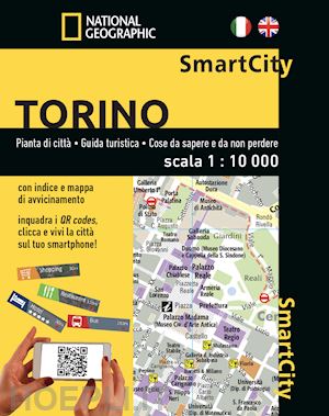 aa.vv. - torino smartcity pianta della citta' 2023 ediz. italiana e inglese
