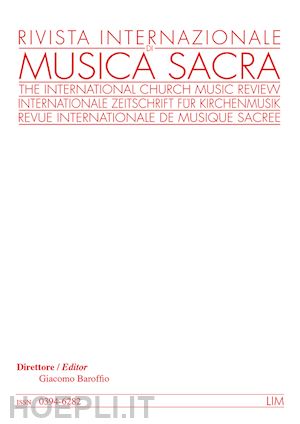  - rivista internazionale di musica sacra (2013) vol. 1-2