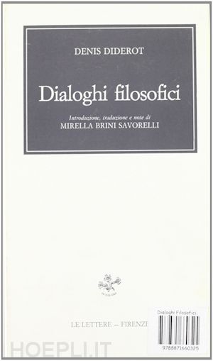 diderot denis - dialoghi filosofici