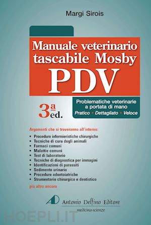 sirois margi - manuale veterinario tascabile mosby pdv