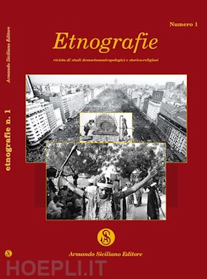 cingolani g.(curatore) - etnografie. rivista di studi demoetnoantropologici e storico religiosi. vol. 1