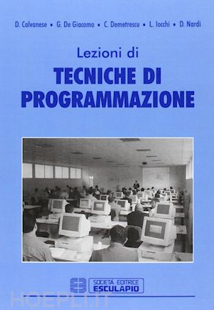 calvanese diego-de giacomo giuseppe - lezioni di tecniche di programmazione