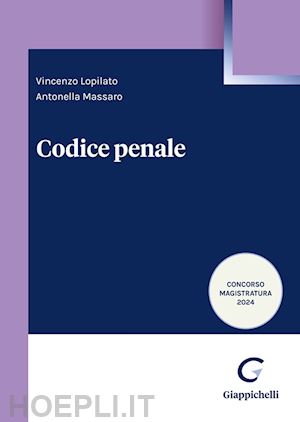 lopilato vincenzo;  massaro antonella - codice penale