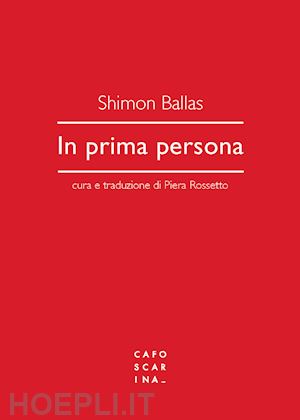 ballas shimon - in prima persona