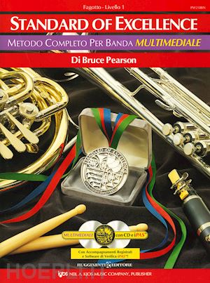 pearson bruce - standard of excellence. metodo completo per banda multimediale. fagotto. livello 1. con 2 cd-audio