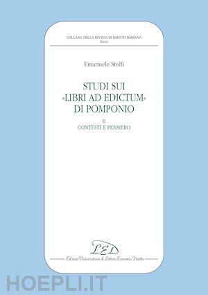 stolfi emanuele - studi sui libri ad edictum di pomponio