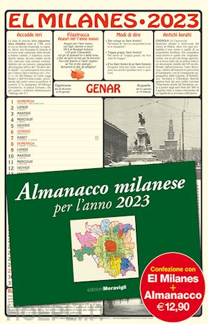 aa.vv. - el milanes 2023 . calendario + almanacco