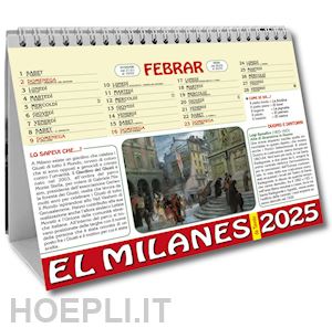 livraghi, tito - el milanes 2025. calendario da tavolo