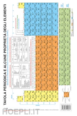 schiavello m. (curatore); palmisano l. (curatore); marci' g. (curatore); addamo m. (curatore) - tavola periodica e alcune proprieta' degli elementi. secondo la international un