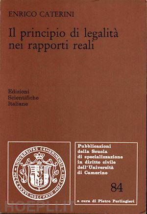 caterini enrico - il principio di legalità nei rapporti reali