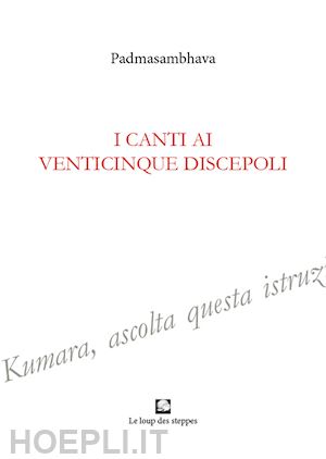 padmasambhava - i canti ai venticinque discepoli. ediz. integrale