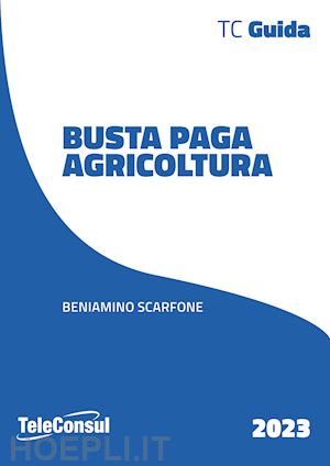 scarfone beniamino - busta paga agricoltura