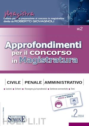 giovagnoli roberto - approfondimenti per il concorso in magistratura - n,2/2014