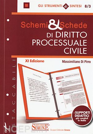 di pirro massimiliano - schemi & schede di diritto processuale civile