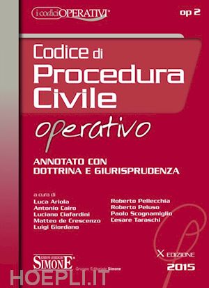aa.vv. - codice di procedura civile - operativo